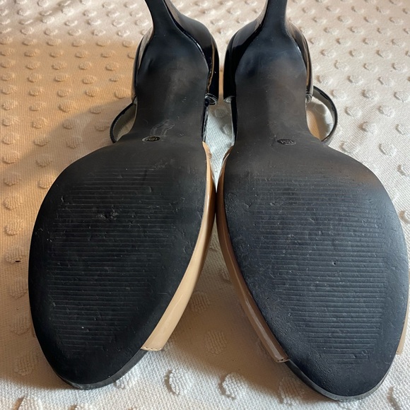 STYLE & COMPANY Nude and Black Peep-Toe Heel - Picture 9 of 16